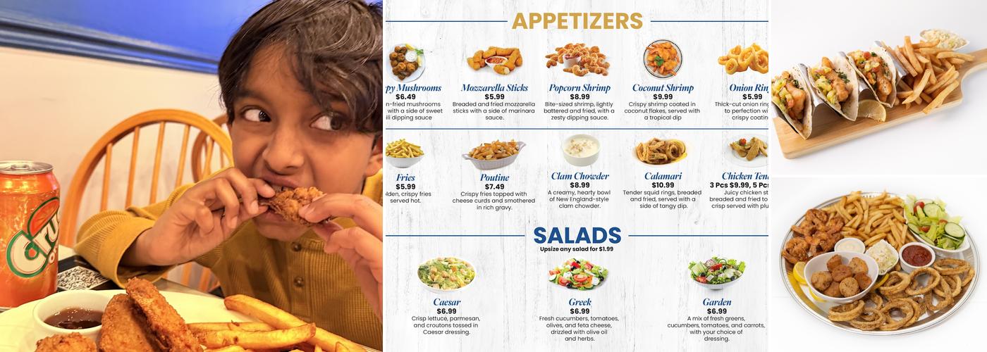 Oakville Fish & Chips Menu