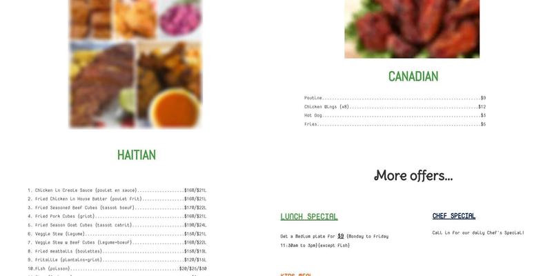 Margo Xpress Menu
