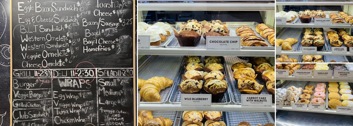 Tim Hortons Menu