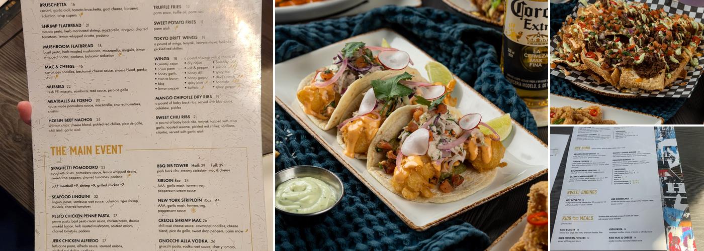 The Social Bar & Lounge Menu