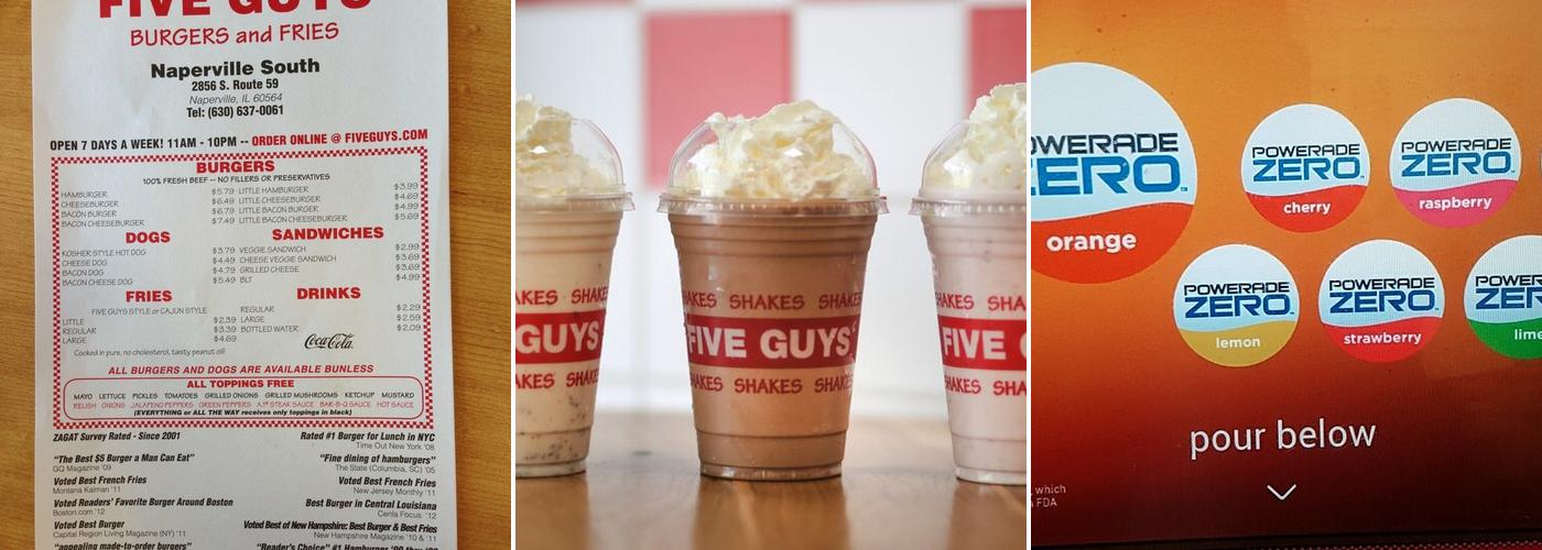 Five Guys Menu