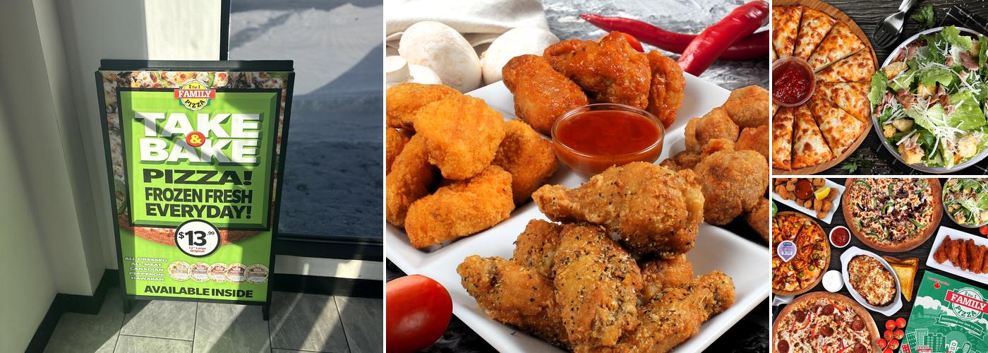 2 for 1 Family Pizza 🍕 Confederation Menu