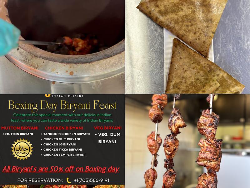 J&M Indian Cuisine Menu