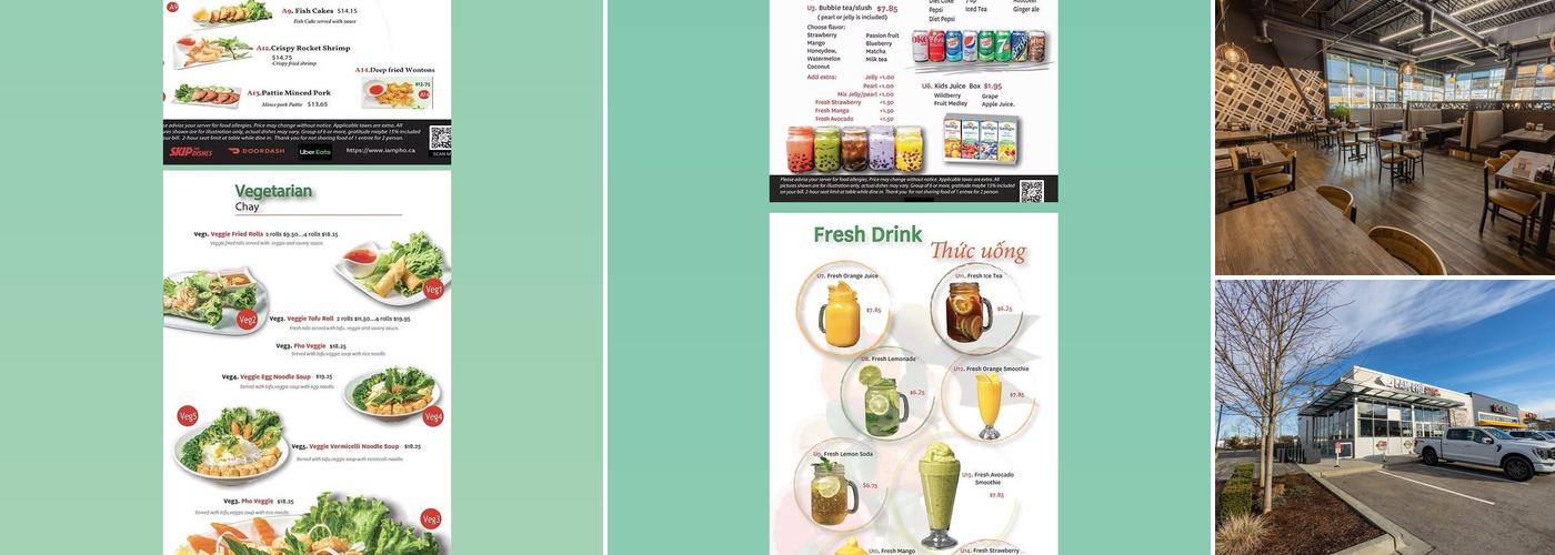 I Am Pho Surrey Menu