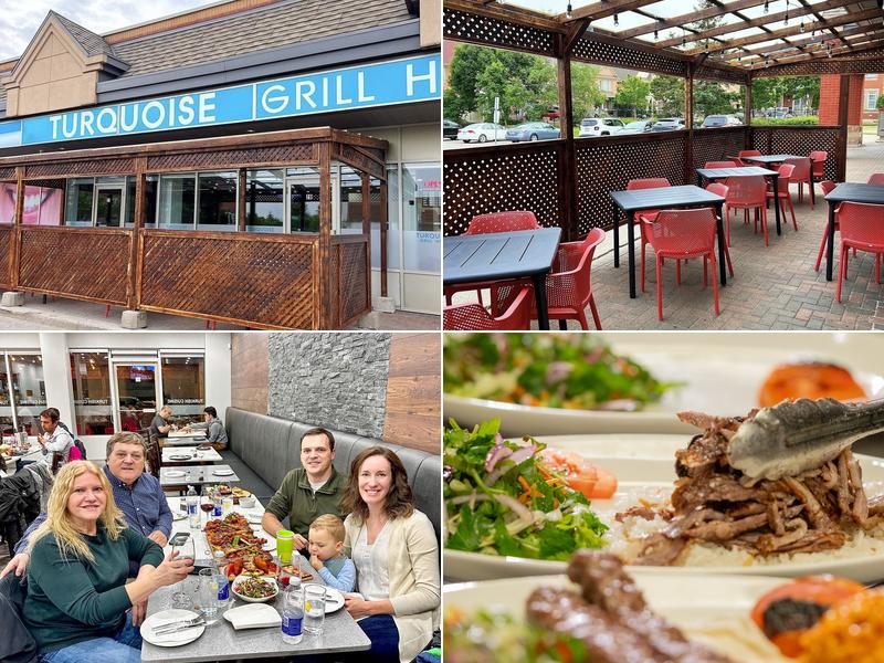 Turquoise grill house