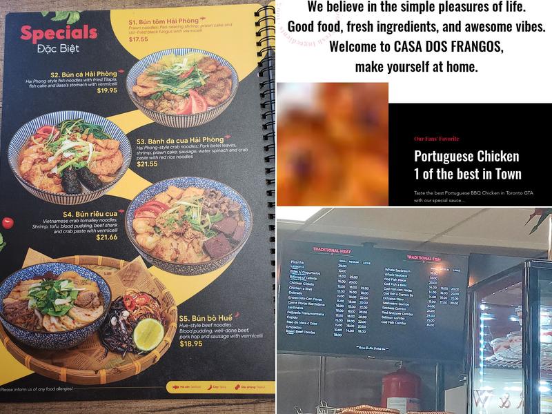 Pho Golden Star Menu