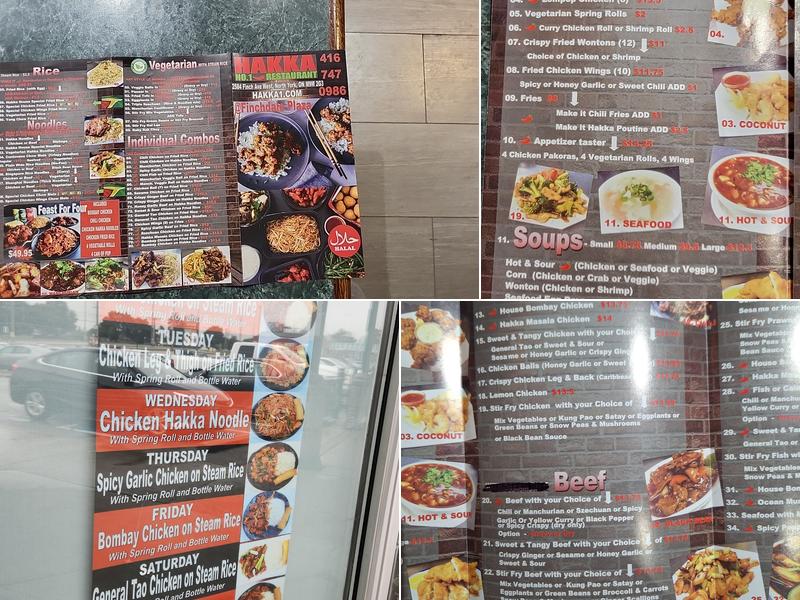 Hakka No. 1 Restaurant Menu