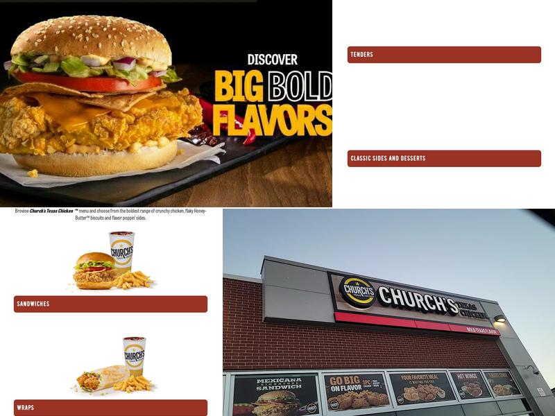 CHURCH'S TEXAS CHICKEN Menu