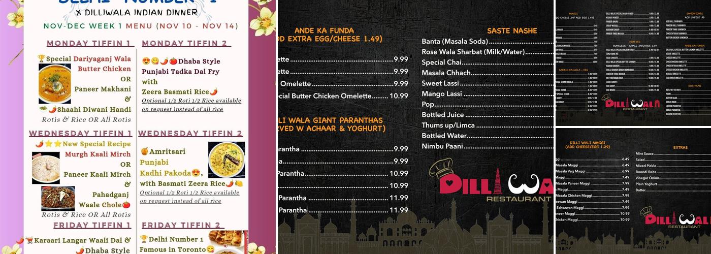 Dilli Wala Menu