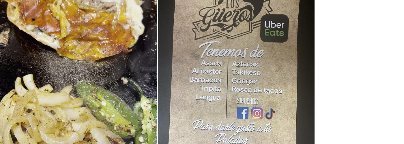 Los gueros five Menu