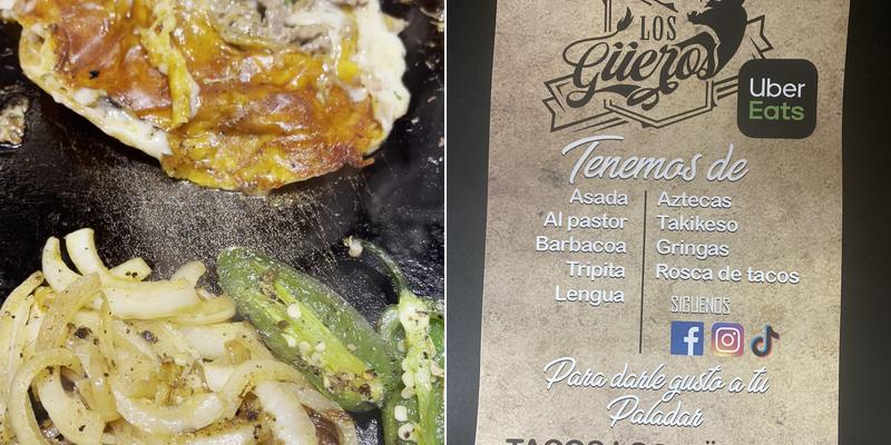 Los gueros five Menu