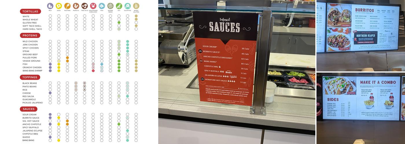 barBURRITO Menu