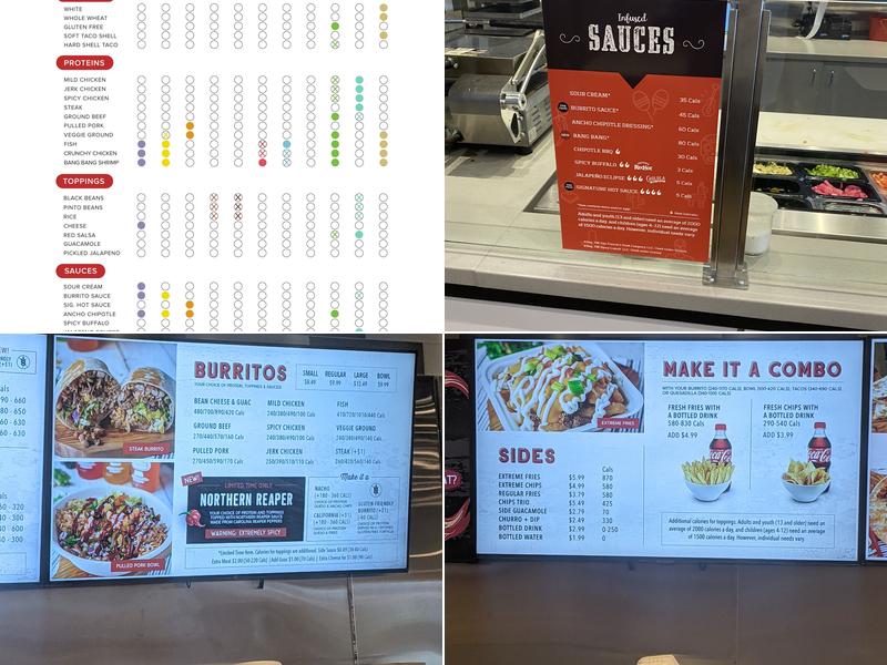 barBURRITO Menu