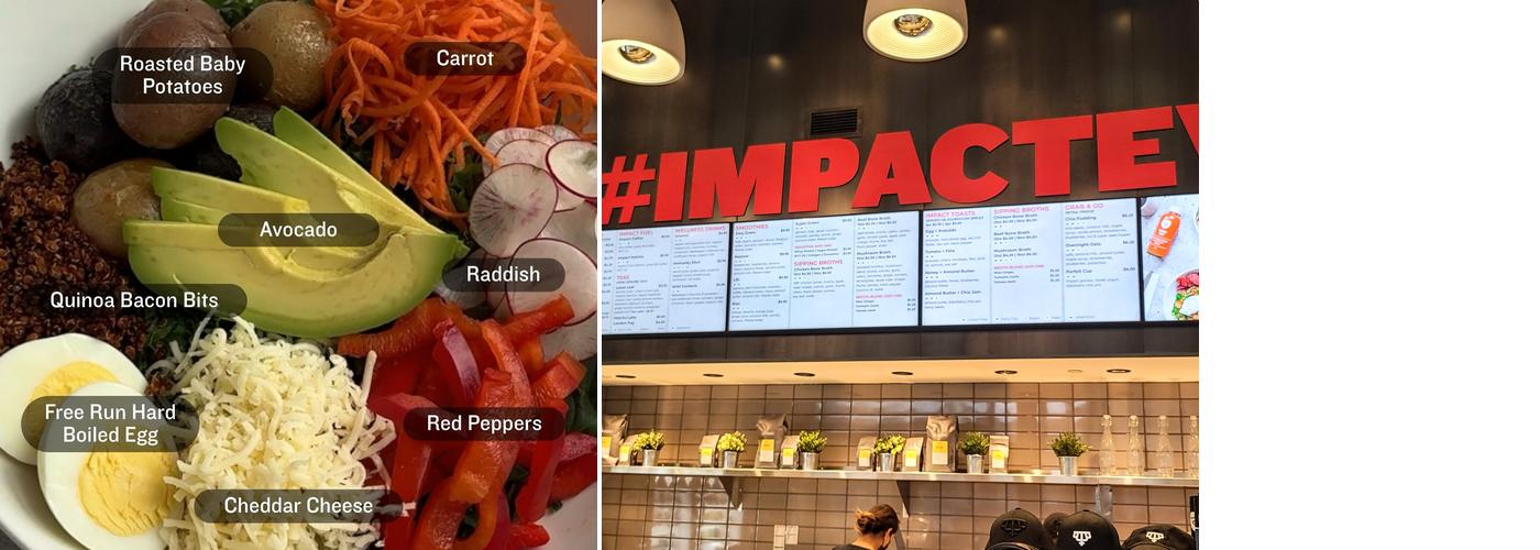 Impact Kitchen Menu