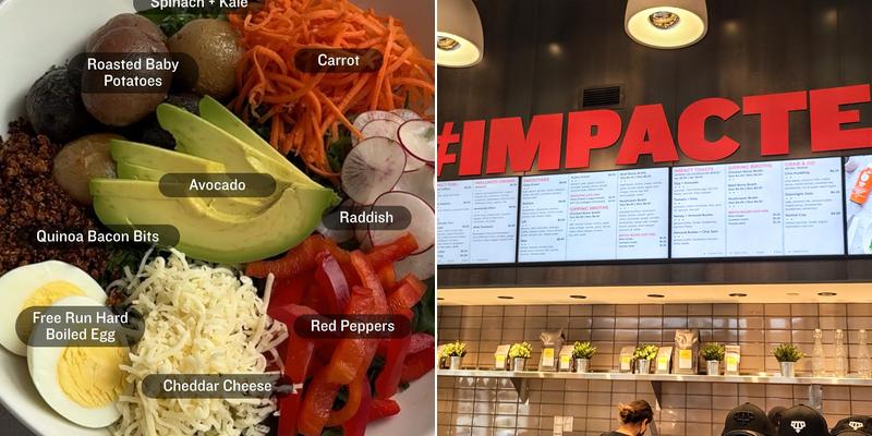 Impact Kitchen Menu