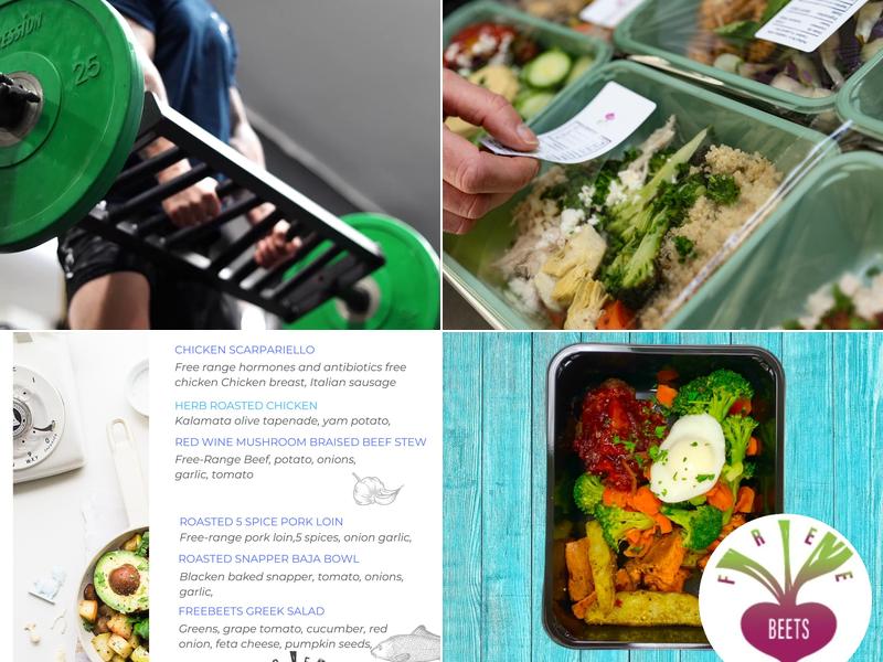 Freebeets Healthy Meal Prep Menu