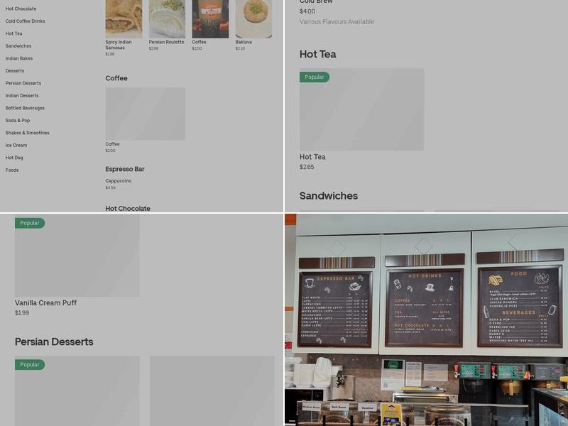 Live Switchboard Driving School / Cafe Menu