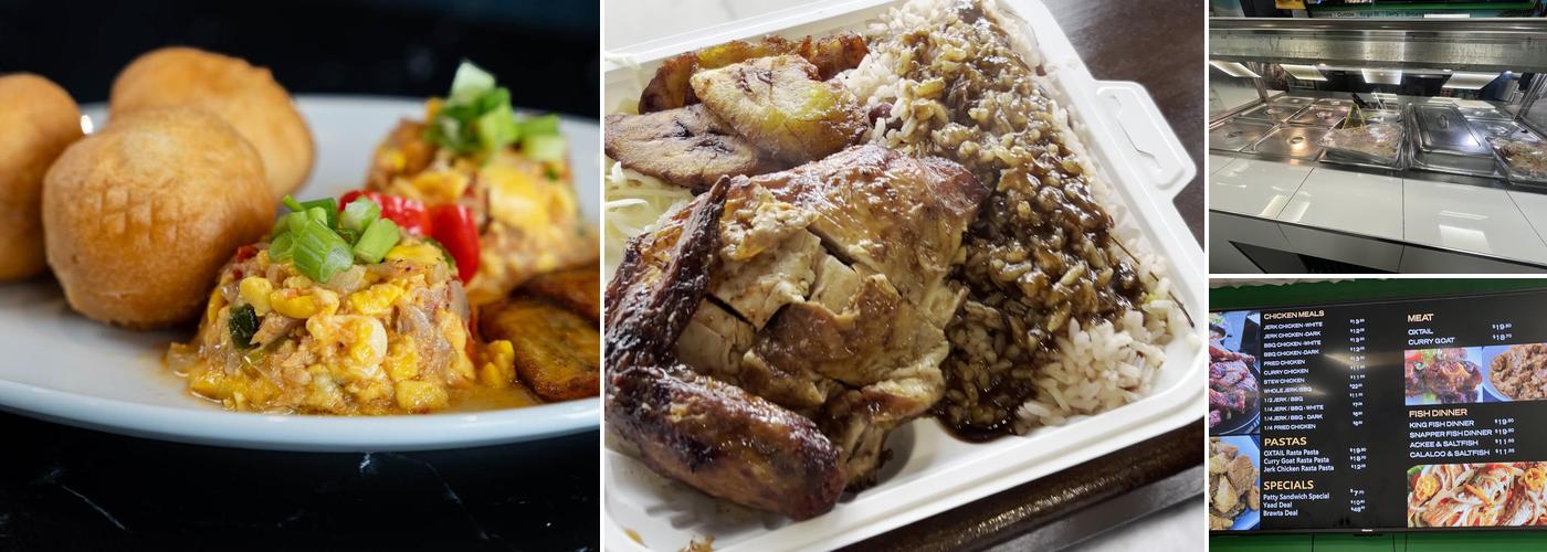 Potluck Caribbean Cuisine Menu
