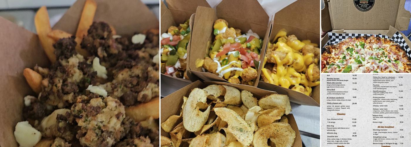 Bentley's burgers and fries Menu