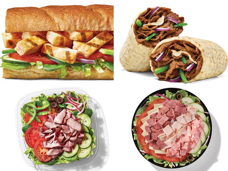 Subway Menu