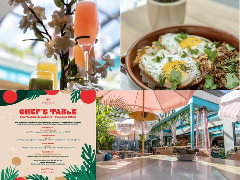 Coco Maya by Miss B's Menu