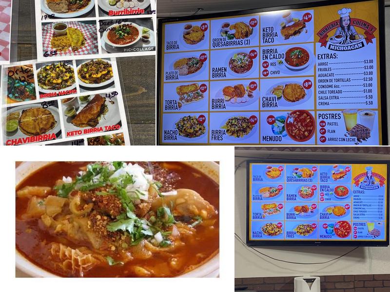 MEXA Menu