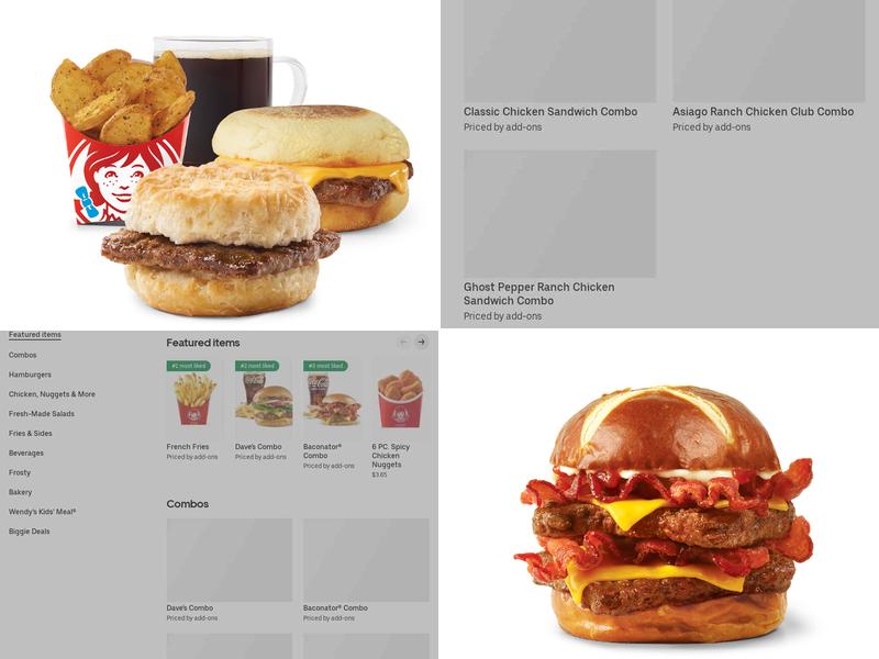 Wendy's Menu