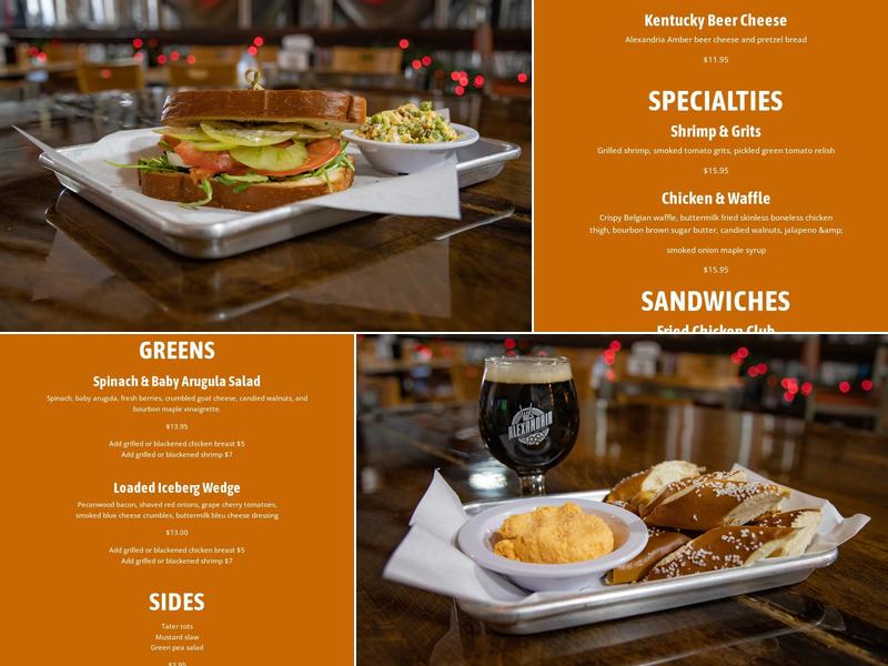 Bender's Pub Grub Menu