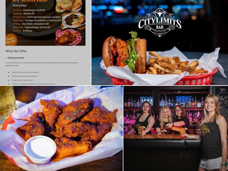 City Limits Menu