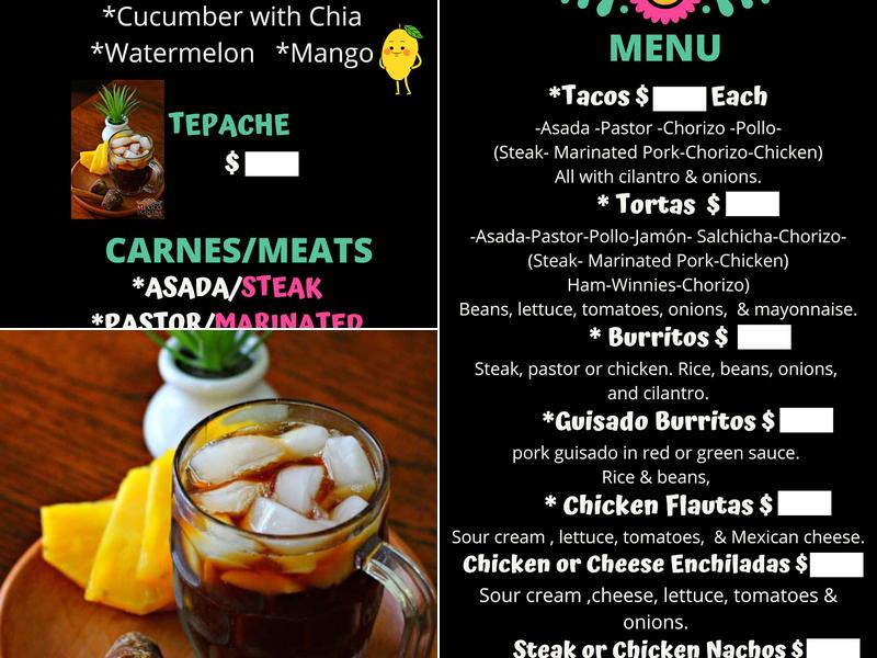 Tacos Doña Rosita Menu