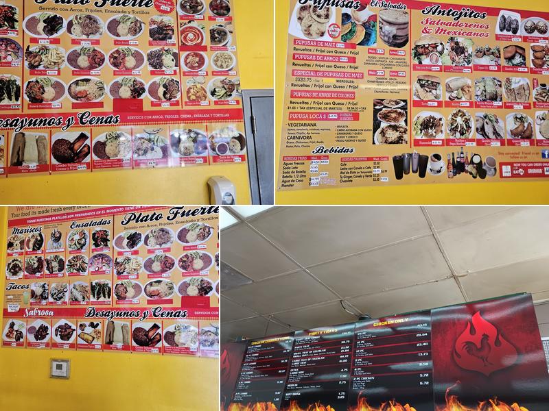 Los Pollos Sabrosos Menu