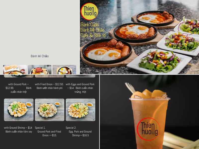 Thien Huong Menu