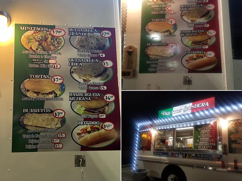 Taquitos bandera Menu