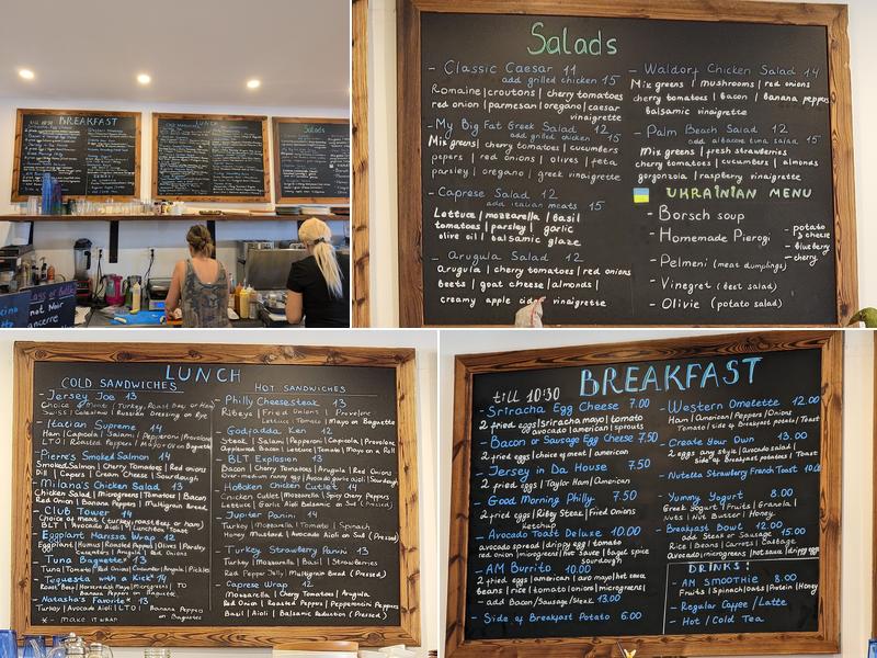 Tequesta Table Menu