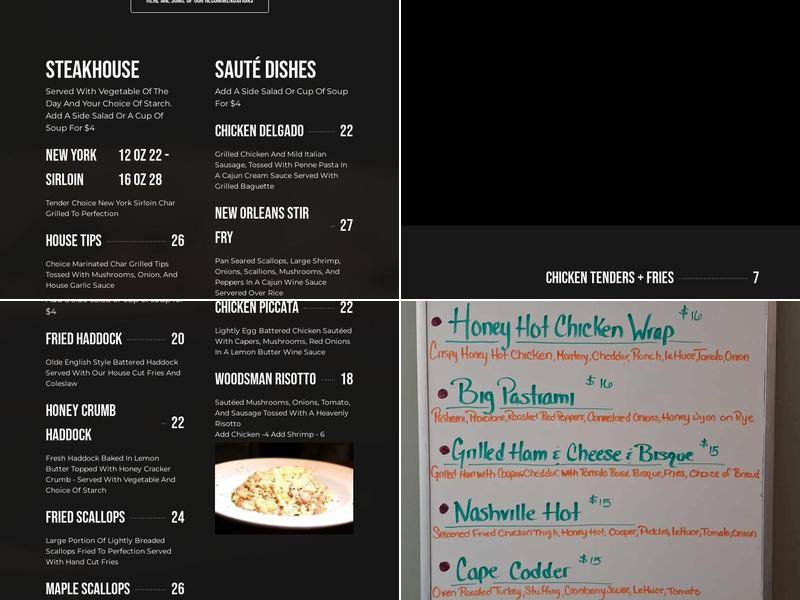 Town Hill Grille Menu