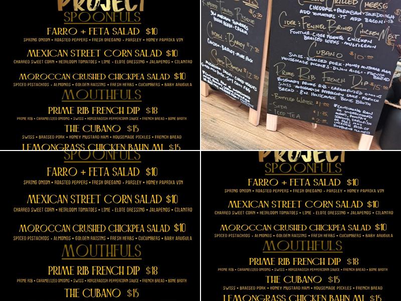 Whiskey Brothers Project Menu