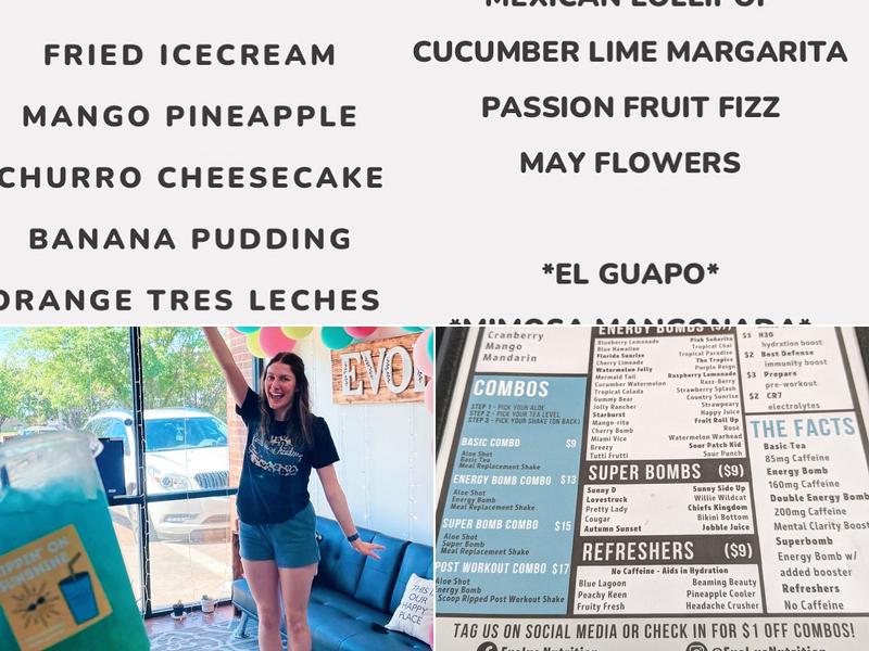 Evolve Nutrition Menu