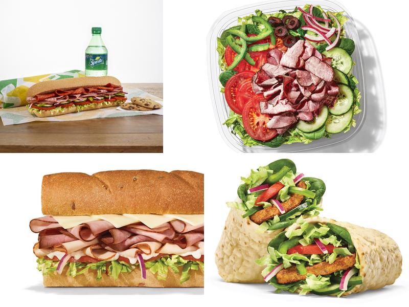 Subway Menu