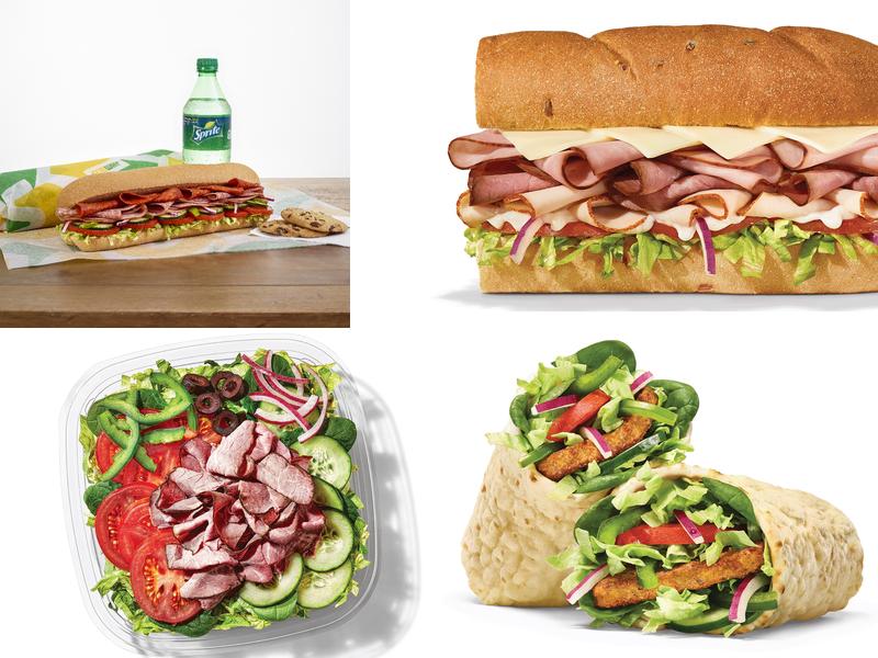 Subway Menu
