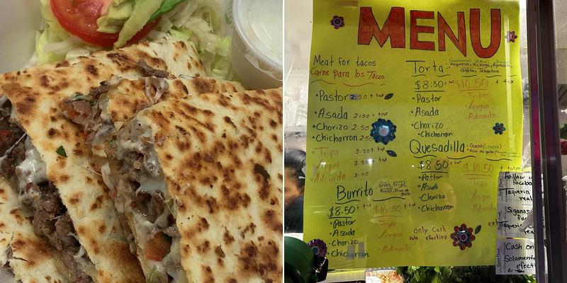 Taqueria El Camino Real Menu