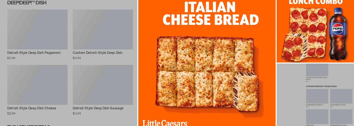 Little Caesars Pizza Menu