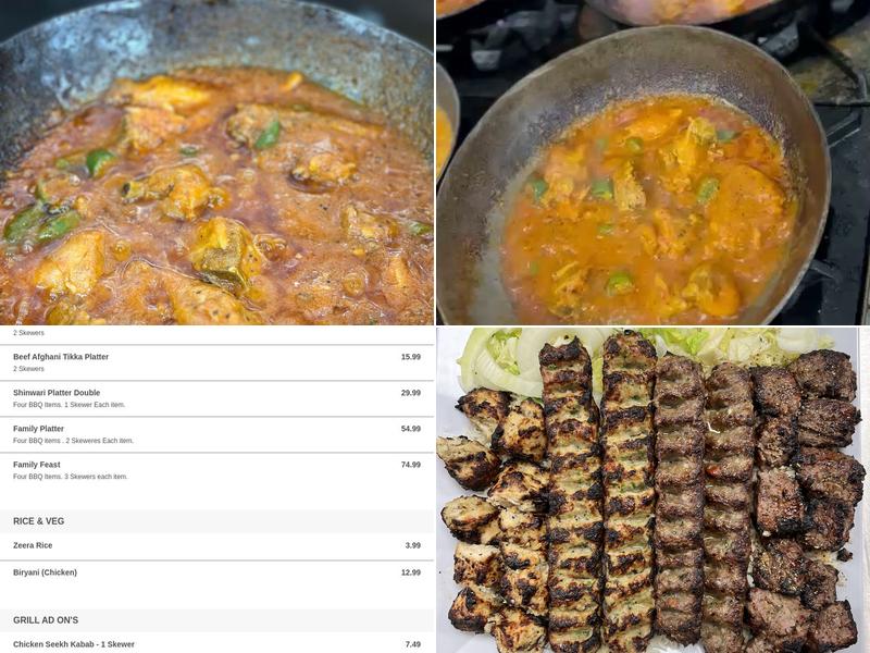 Shinwari Kitchen Menu