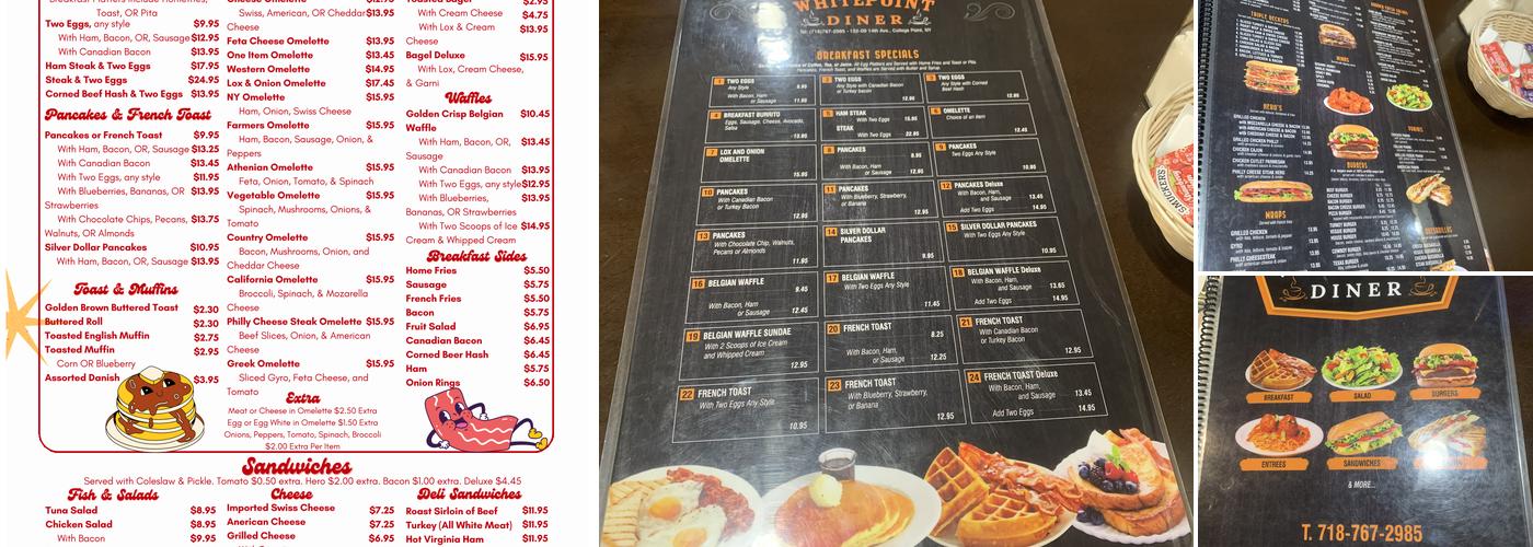 Whitepoint Diner Menu