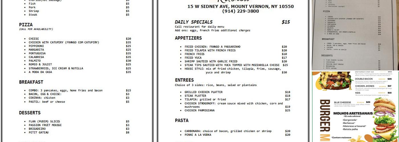 DULCE'S KITCHEN Menu