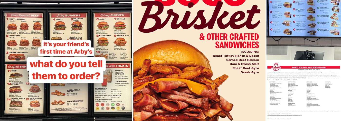 Arby's Menu