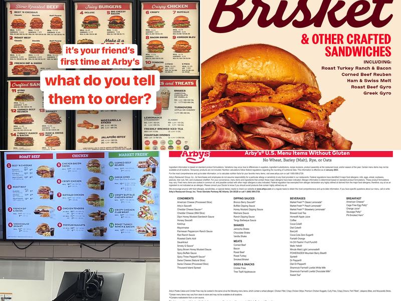 Arby's Menu