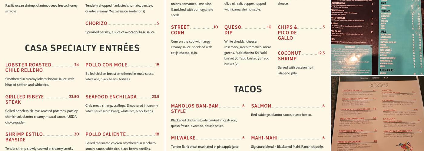 CONTENTO Menu