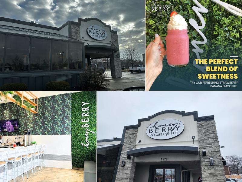 Honey Berry Pancakes and Cafe