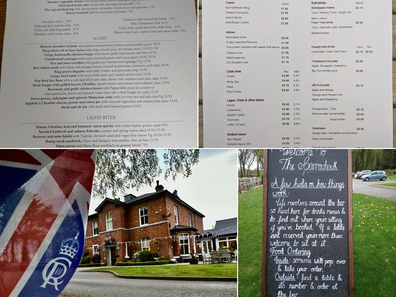 The Sparrowhawk Menu