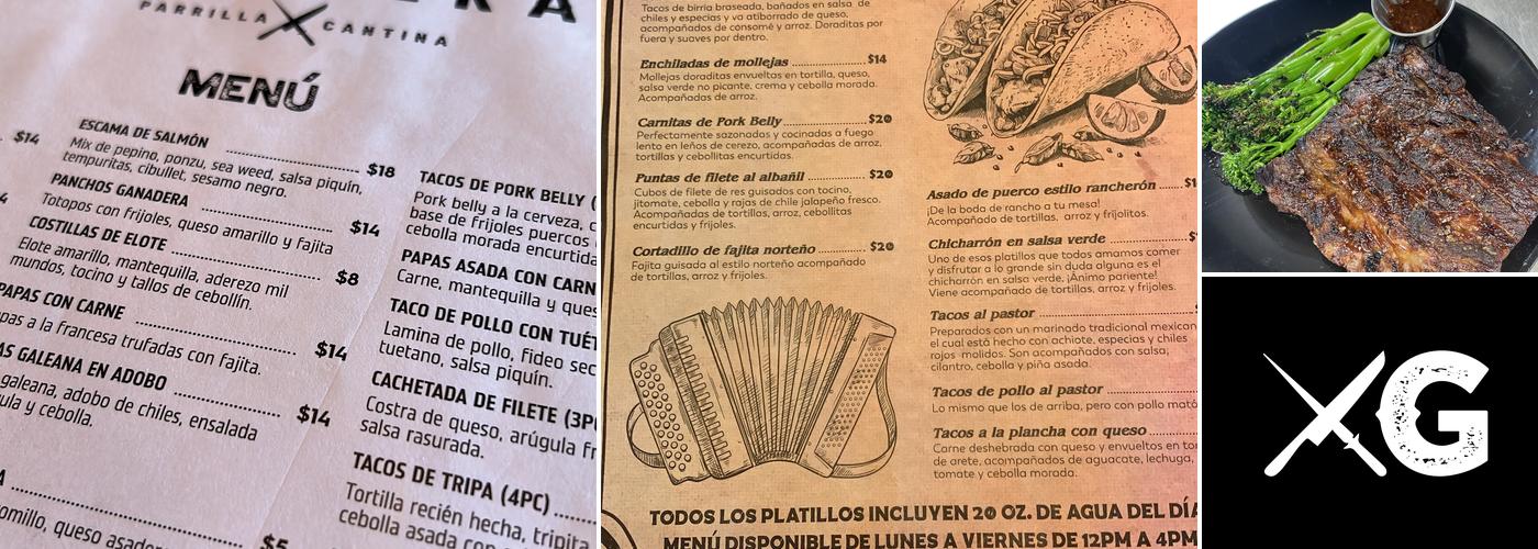 Ganadera parrilla-cantina Menu